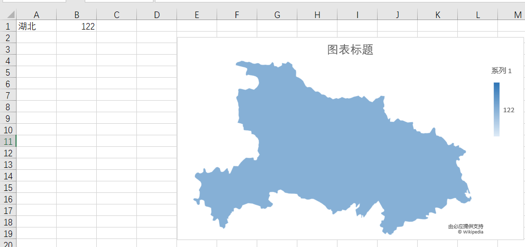 如何优雅的使用excel绘制地图