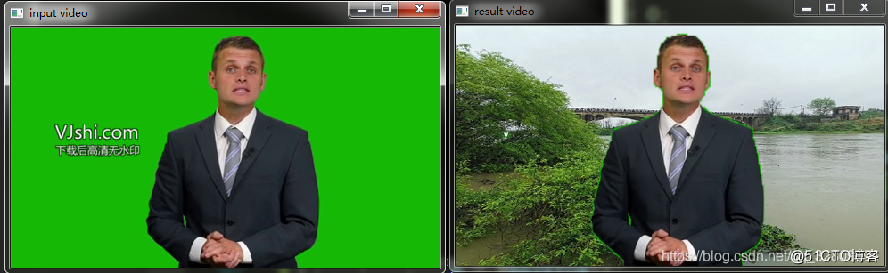 图像分割系列10_绿幕视频的背景替换【图文】_亦我飞也_51cto博客