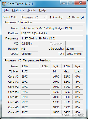 i7-9700与e5 2667 v2空载功耗对比_cpu_02