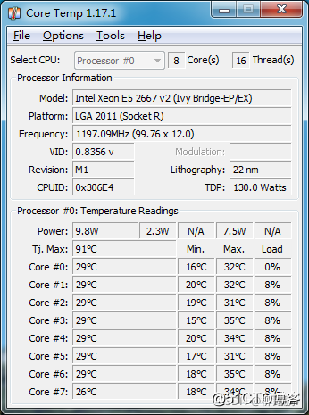 i7-9700与e5 2667 v2空载功耗对比_cpu_02