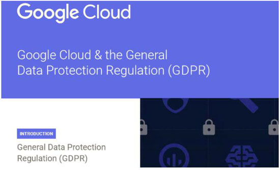 谷歌公司对GDPR合规满足说明文档