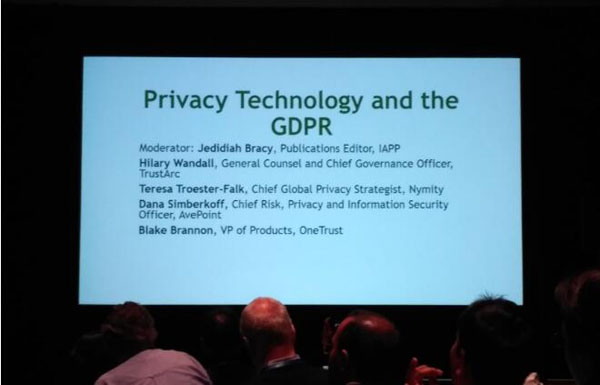 RSA2018展会中笔者参加的一场关于GDPR的演讲