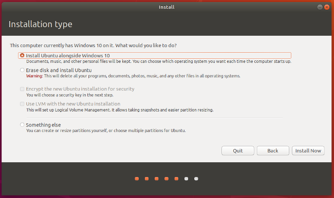 安装 Windows 和 Ubuntu