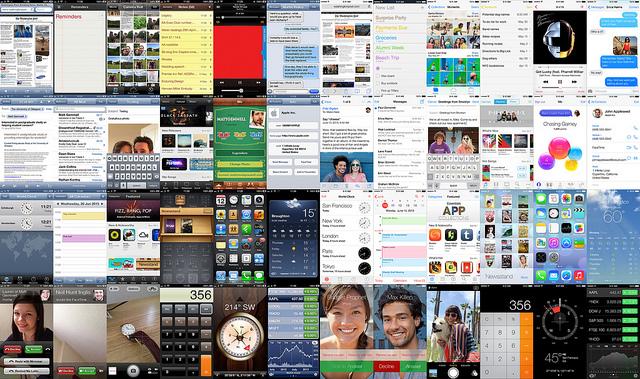 iOS 6 iOS 7 Full Comparison