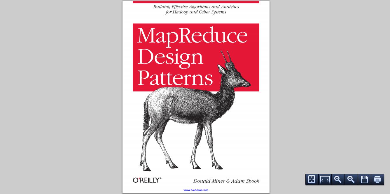 Map Reduce design pattern by Donald Miner and Adam Shook