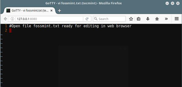 GoTTY：把你的Linux终端放到浏览器里面