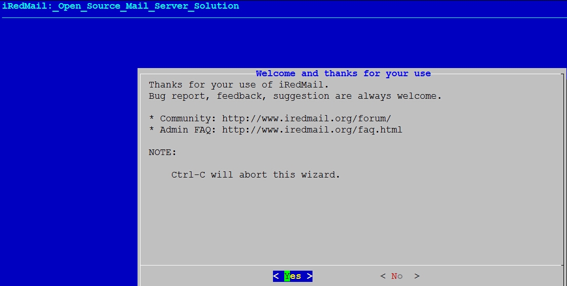 linux下搭建iredmail邮件服务器插图1