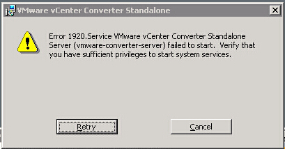 vcenter converter standalone client
