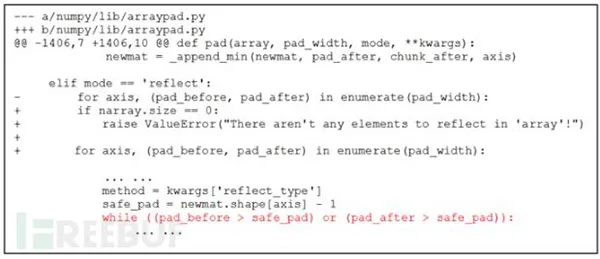 Numpy 拒绝服务攻击漏洞及官方补丁