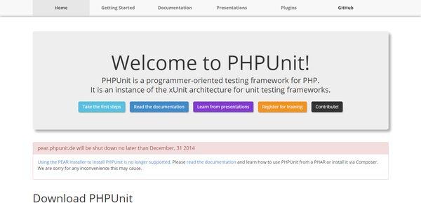 php testing frameworks