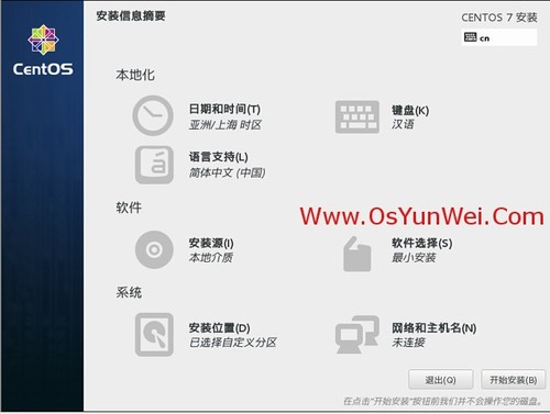 CentOS 7.0系统安装配置图解教程