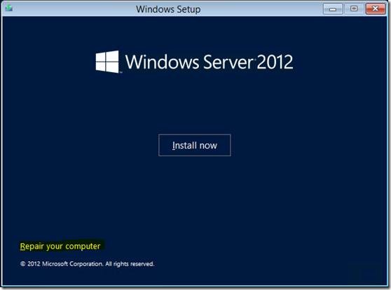WinServer2012 AD备份与恢复之二：整台服务器的备份与恢复_AD备份恢复_12