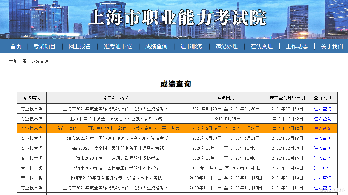 上海软考报名时间成绩查询上海计算机软考考点报名入口_计算机软件_03