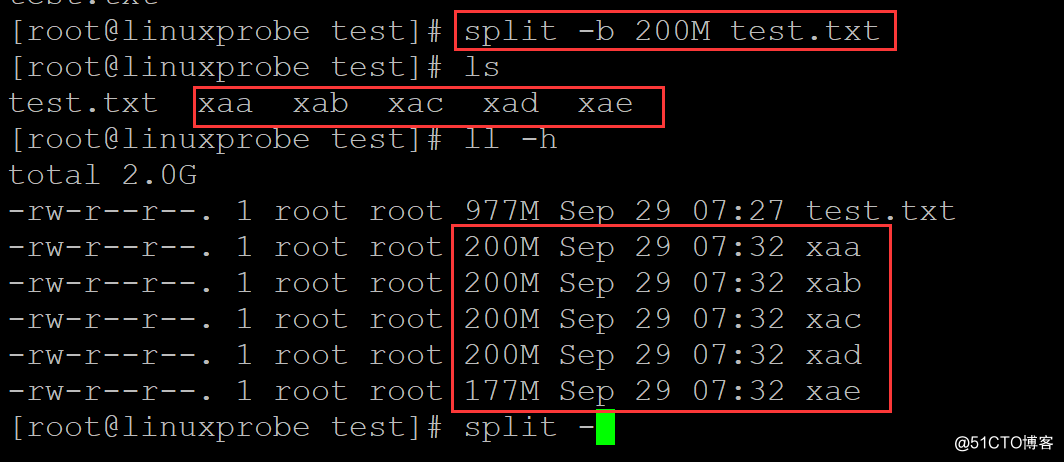 linux系统中split命令_.net_02