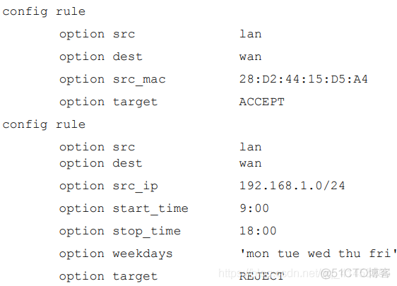 万字讲解OpenWrt防火墙iptables，并使用UCI配置防火墙_目的地址_25