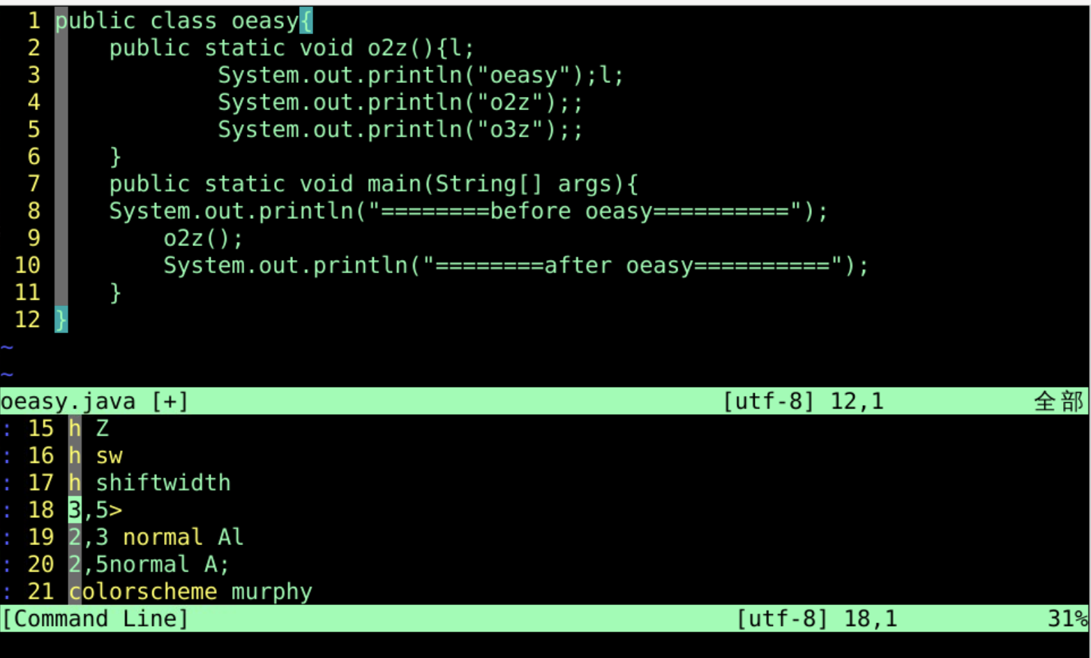 oeasy教您玩轉vim - 50 - # 命令行效率_vim_03