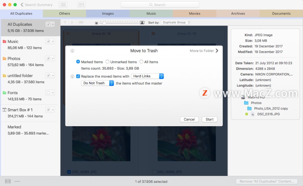 苹果Mac重复文件清理工具：​​​​Tidy Up_苹果Mac_02