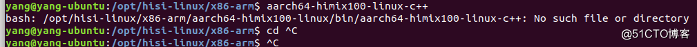 关于 海思Hi3559安装好sdk和编译器后运行编译器出现“bash: ...aarch64-himix100-linux-c++: No such file or directory” 的解决方法_海思