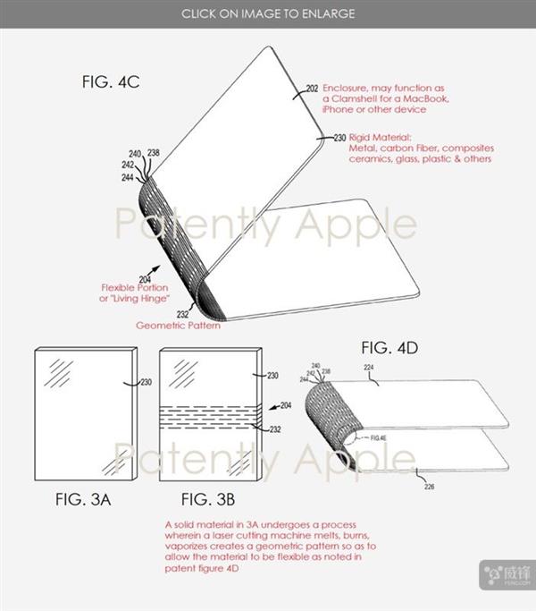 苹果MacBook铰链转轴专利曝光：跟风微软？