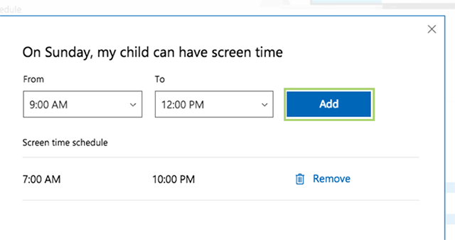 如何在Win10 PC上为孩子设置屏幕时间