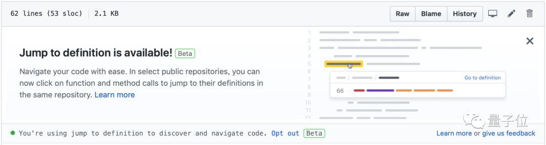 GitHub现在已支持函数定义跳转，妈妈再也不怕我记性差了
