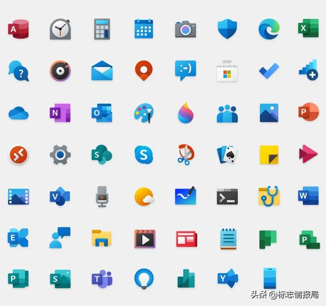 一大波 Windows 全新图标来袭！每一枚都很精致