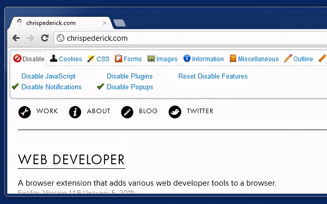 web开发人员必备的浏览器扩展