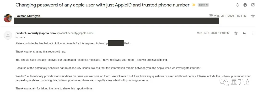 拒收苹果超10万元赏金！程序员小哥发文直指苹果不够公开透明