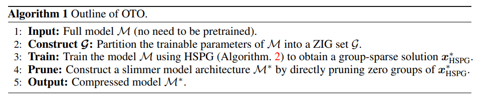 微软、浙大研究者提出剪枝框架OTO，无需微调即可获得轻量级架构