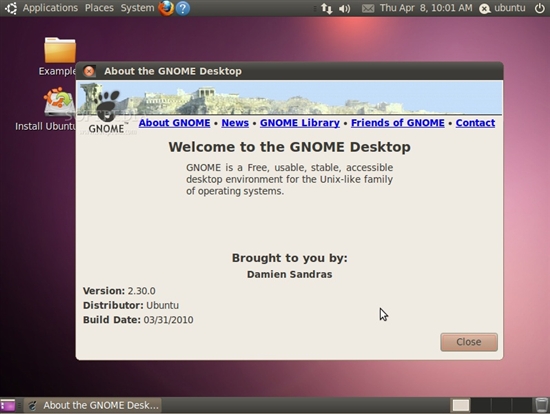 Ubuntu 10.04 Beta 2发布 最新GNOME桌面