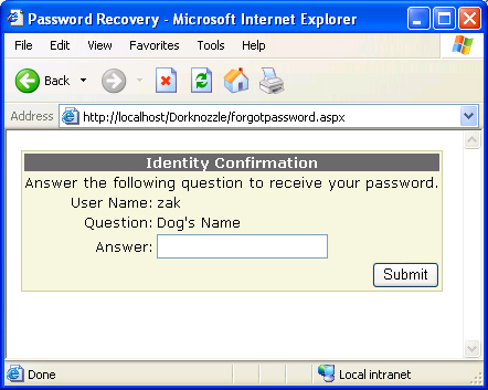 PasswordRecovery密码恢复控件