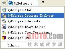 MyEclipse Database之建立连接切换图