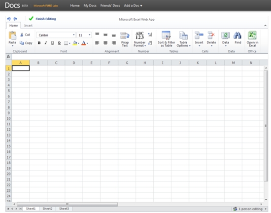 微软正式上线社交网络版Office 2010