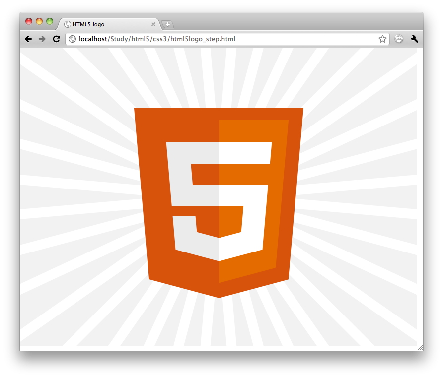 用CSS3打造HTML5的Logo