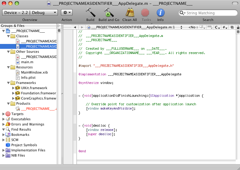 创建Xcode工程模板和代码模板教程