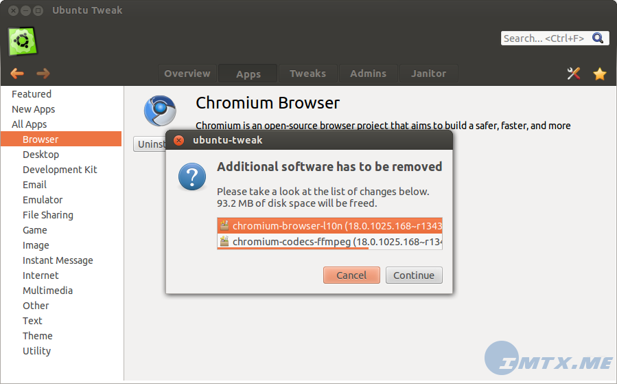 Ubuntu Tweak 0.8 preview 3
