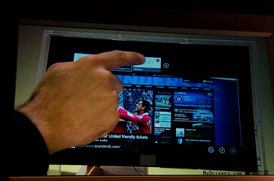 Windows 8上的IE10、触摸键盘