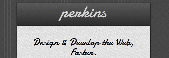 Perkins – HTML5/CSS3 Framework