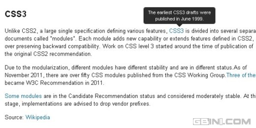 分享7个CSS3的工具提示(tooltip)教程