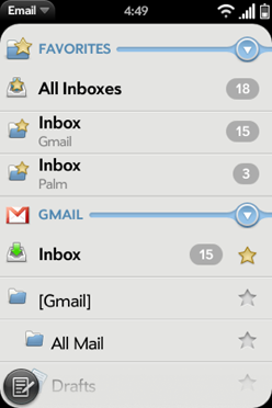 图：Email程序的主视图