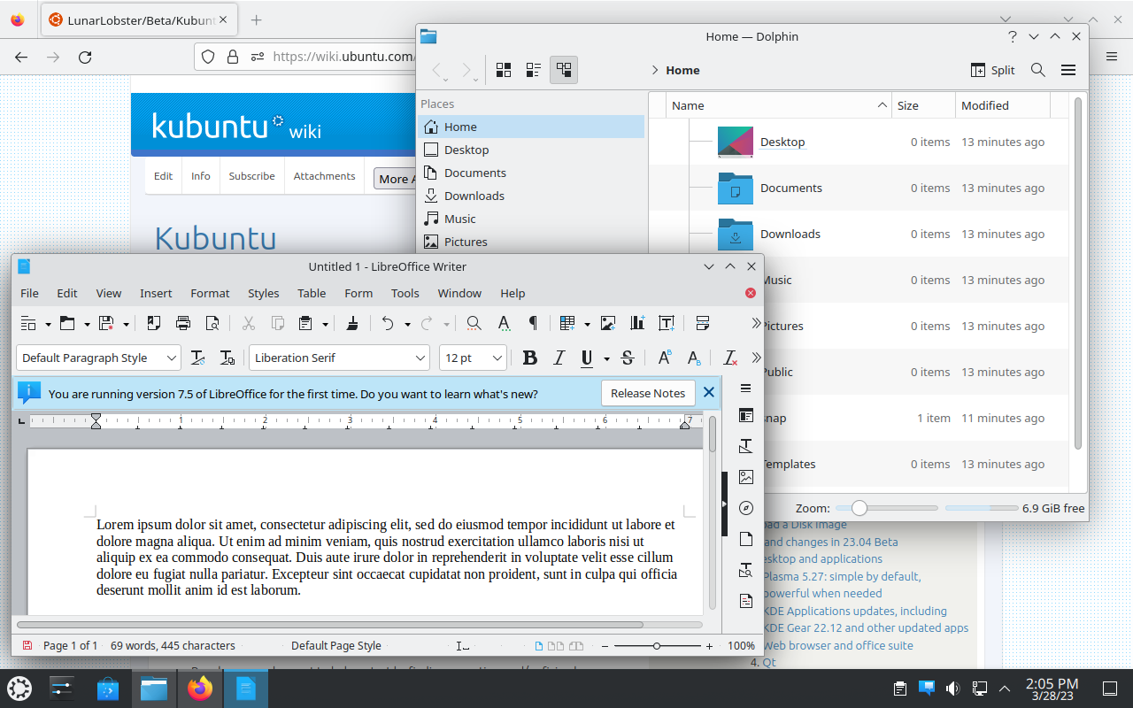 KDE 应用程序更新