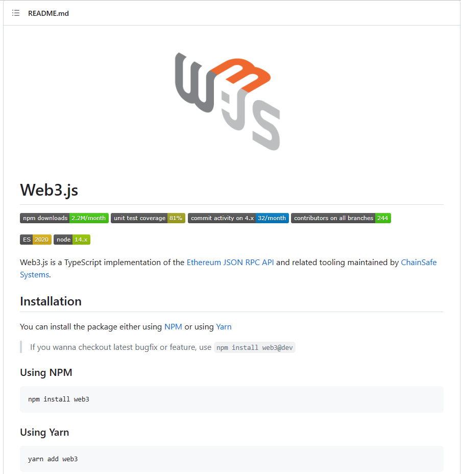 推荐18个yyds优秀的Web3开源项目