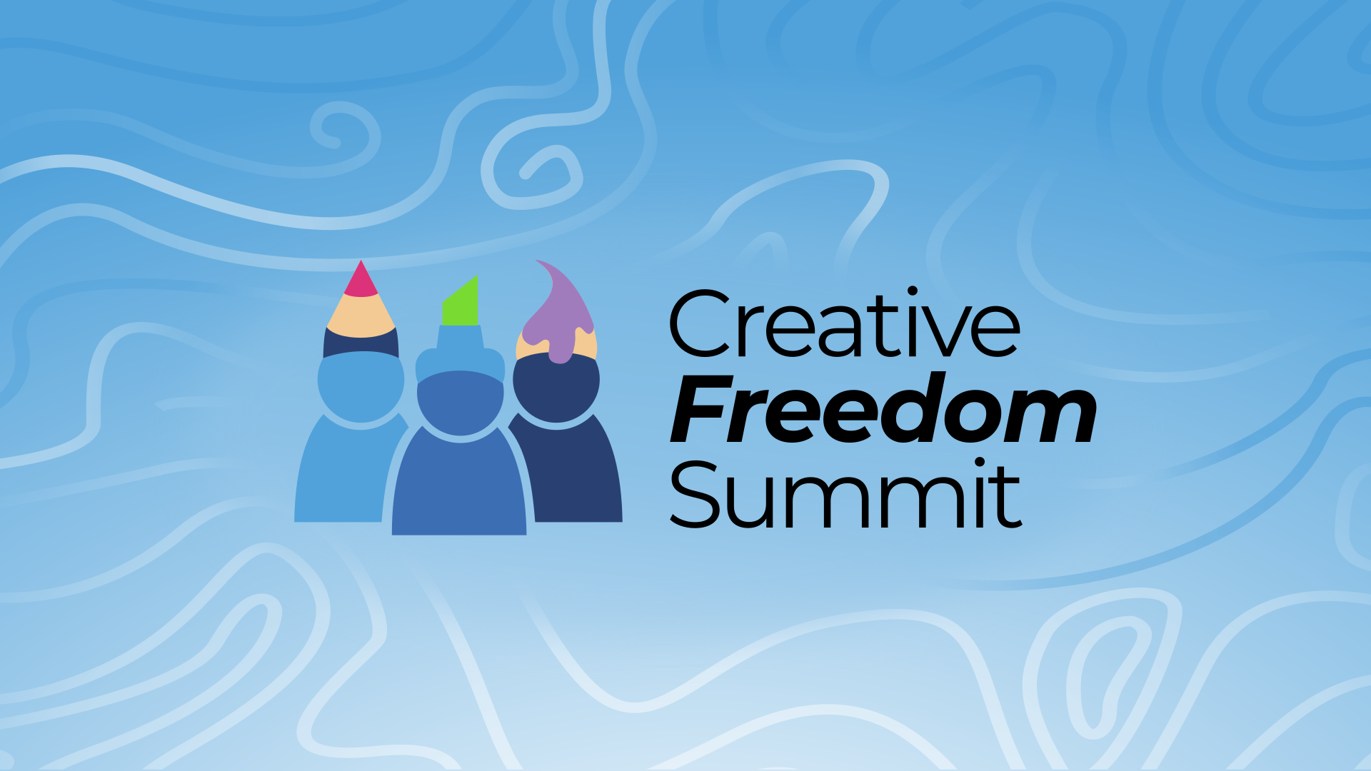 创意自由峰会横幅的截图