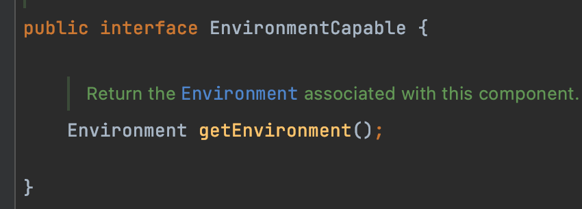 EnvironmentCapable