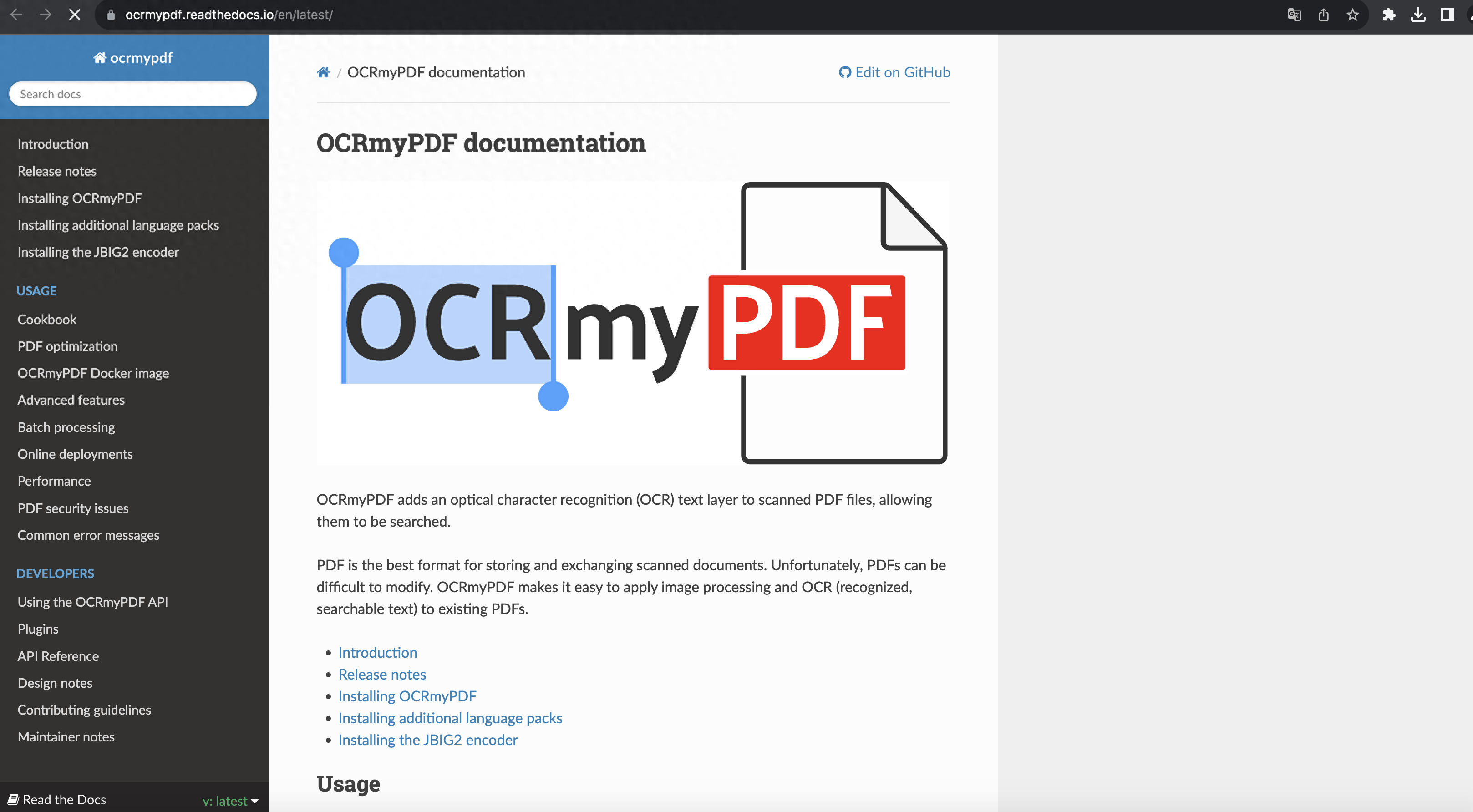 OCRmyPDF 官网