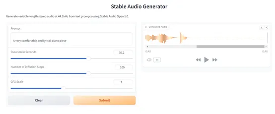 开源音频模型Stable Audio Open，文本生成47秒高清音效-AI.x社区