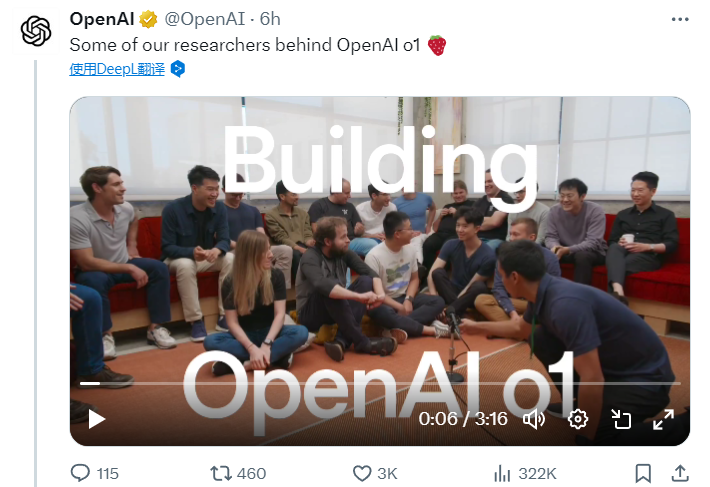 OpenAI草莓o1深夜炸场，一众大佬博主熬夜实测：有坑，很难说-AI.x社区