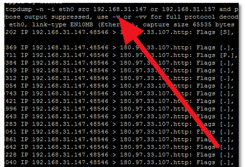 tcpdump抓包详解